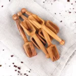 Cuillère à épices en bois d'olivier – Image 2