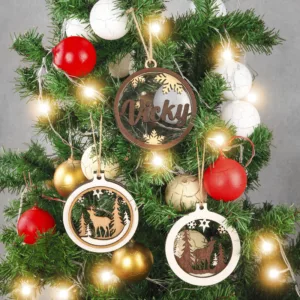 Ensemble d'ornements d'arbre de Noël