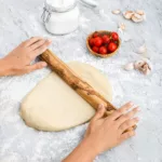 Rouleau à pâtisserie en bois d'olivier marbré