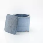 Boîte à bijoux en béton fait main