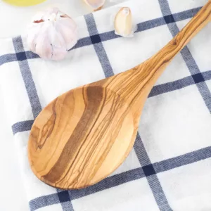 Cuillère de mélange en bois d'olivier
