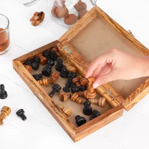 Jeu d'échecs pliable avec plateau