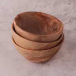 Saladier en bois d'olivier