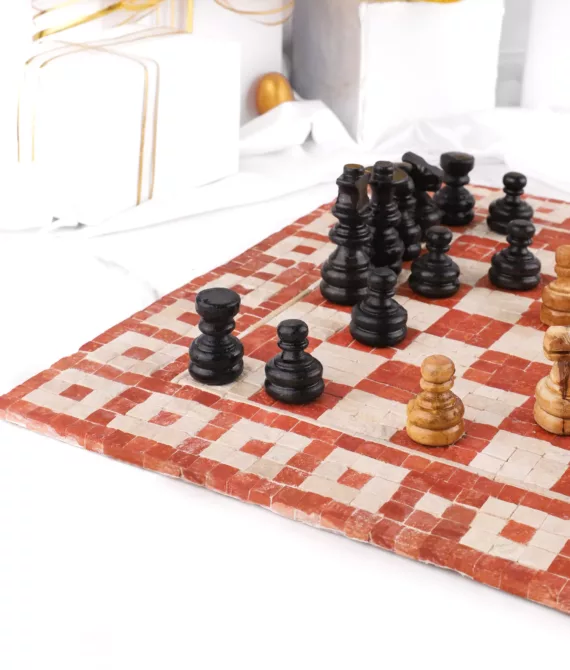 Jeu d’échecs en mosaïque