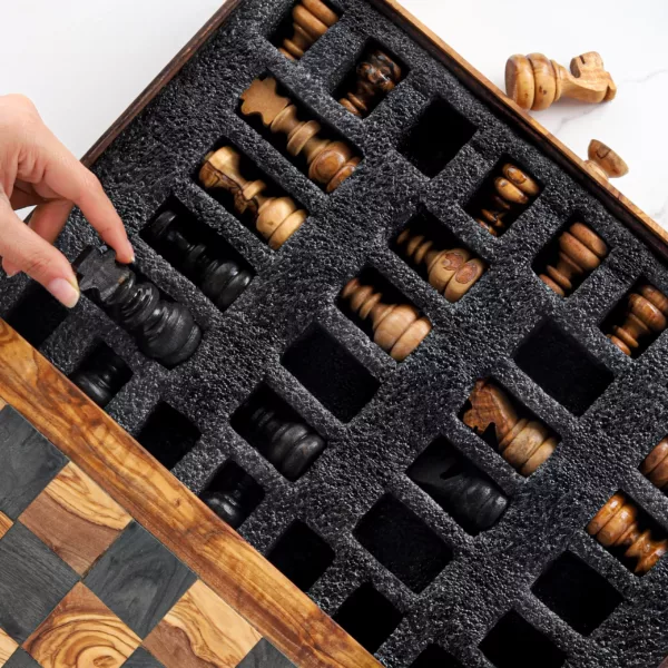 Grand jeu d'échecs sans socle – Image 4