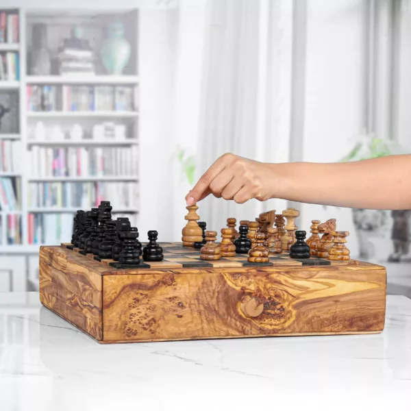 Grand jeu d'échecs sans socle