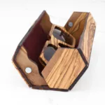 Lunettes de soleil en bois mixte - Cadre épais – Image 5