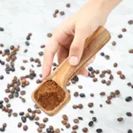 Cuillère à café carrée en bois