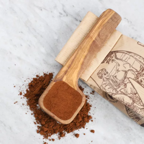 Cuillère à café carrée en bois – Image 4