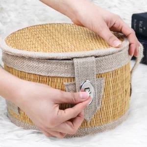 Panier de pique-nique rond