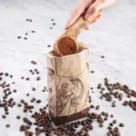 Cuillère à café ronde en bois – Image 4