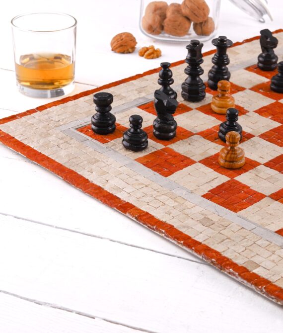 Jeu d’échecs en mosaïque