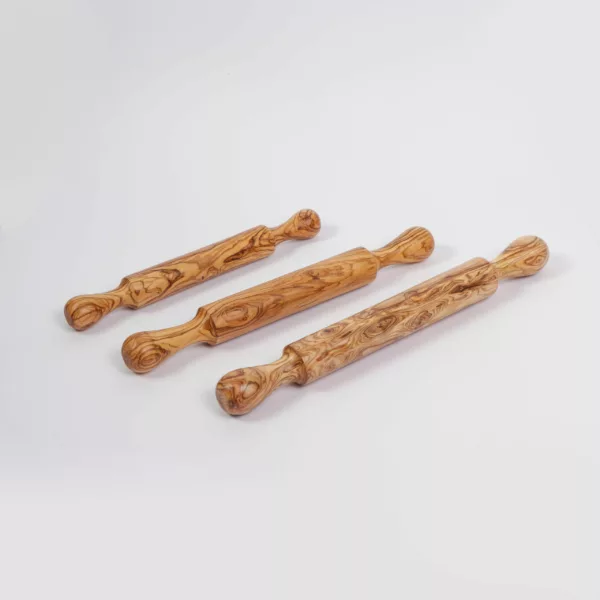 Rouleau à pâtisserie en bois d'olivier – Image 2