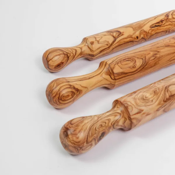 Rouleau à pâtisserie en bois d'olivier – Image 3