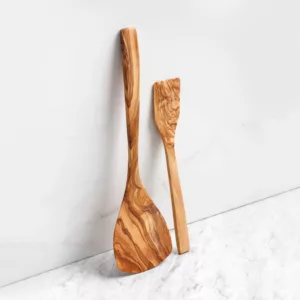 Spatule en bois d'olivier de 30cm
