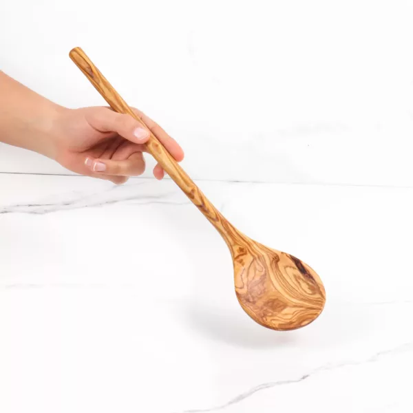 Grande cuillère en bois artisanale