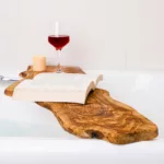 Plateau de bain en bois de 50 à 90cm