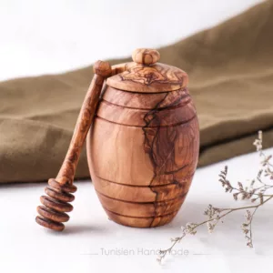 Pot à miel et cuillère