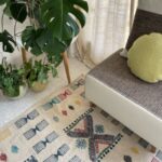 Tapis Berbère Floraison du Désert - Fond Blanc avec Motif Florissant 200x120 cm – Image 4